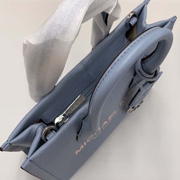 MICHAEL KORS Mirella Small Shopper TZ XBody Pebbled Leather Crossbody
Pale Blue - Picture 14 of 16